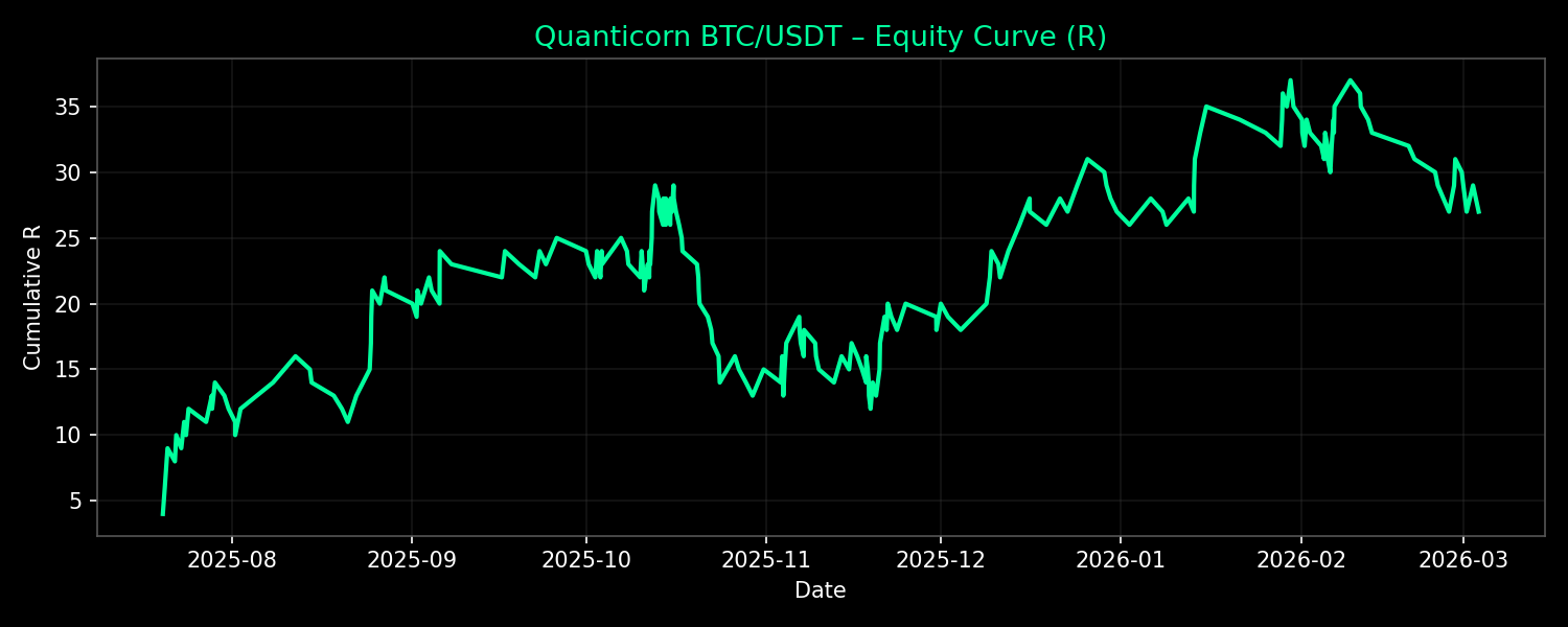 Equity Curve – Cumulative R